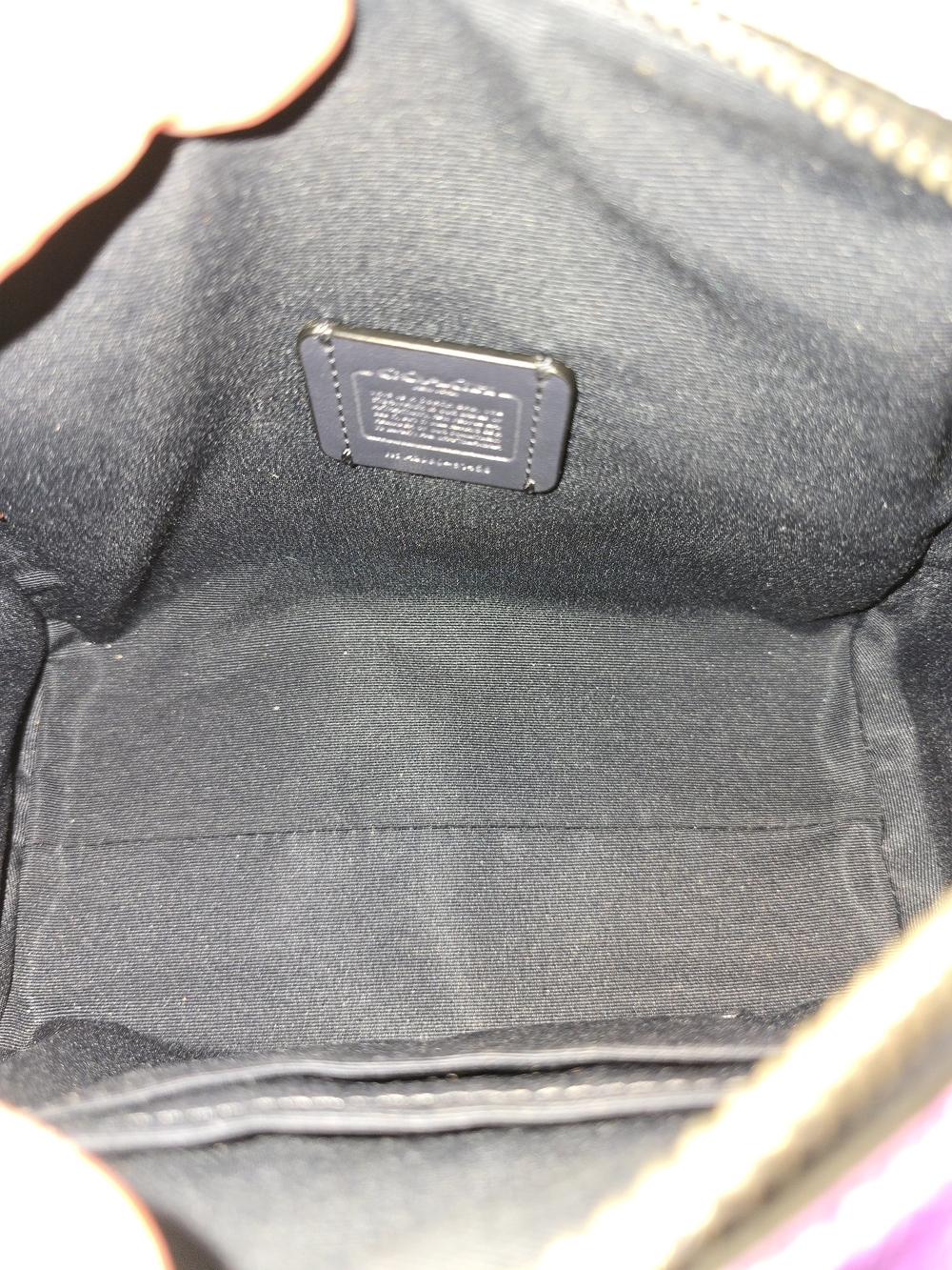 Coach Ombre Rainbow Leather Crossbody Bag - Picture 8 of 8